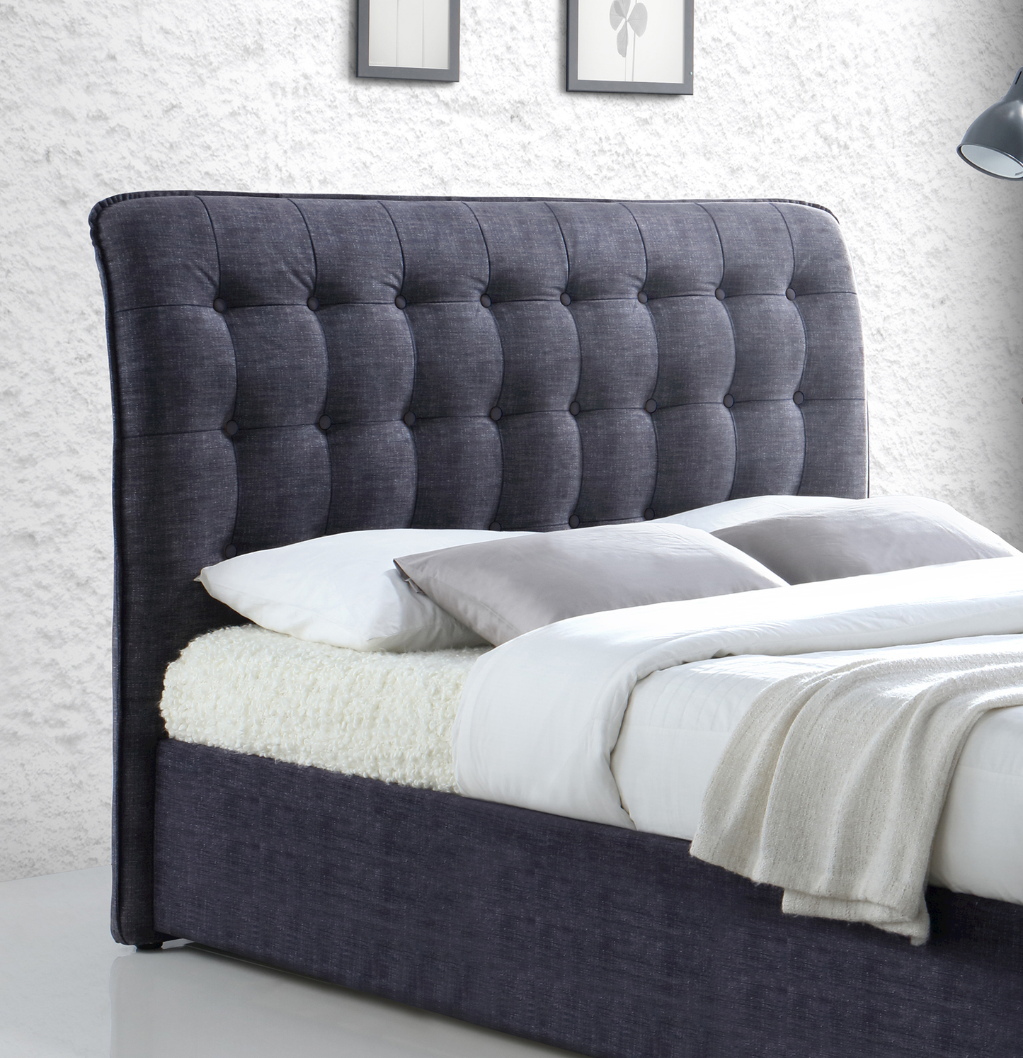 Time Living Hamilton Upholstered Bed Frame