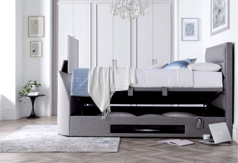 Kaydian Kirkley Tv Ottoman Bed Frame