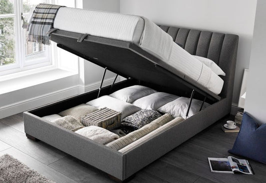 Kaydian Lanchester Ottoman Fabric Storage Bed Frame