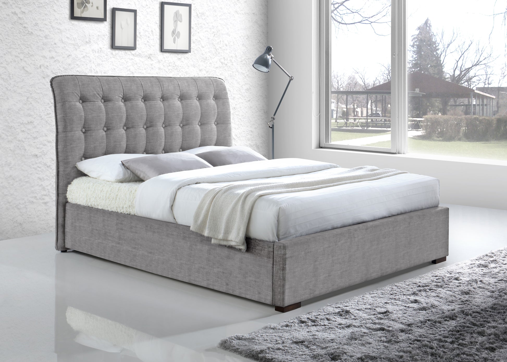 Time Living Hamilton Upholstered Bed Frame