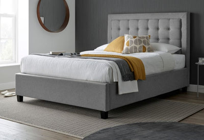 Bed Master Brandon Fabric Ottoman Storage Bed Frame