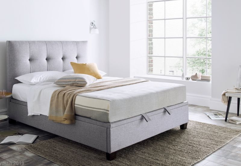 Kaydian Walkworth Fabric Ottoman Storage Bed Frame 