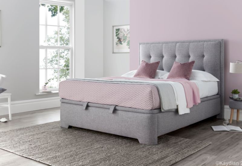 Kaydian Falstone Fabric Ottoman Storage Bed Frame