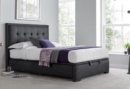 Kaydian Falstone Fabric Ottoman Storage Bed Frame