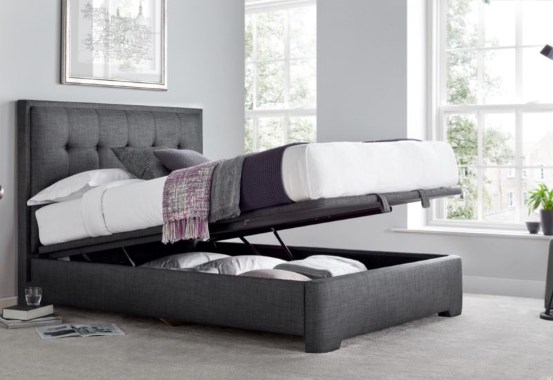 Kaydian Falstone Fabric Ottoman Storage Bed Frame